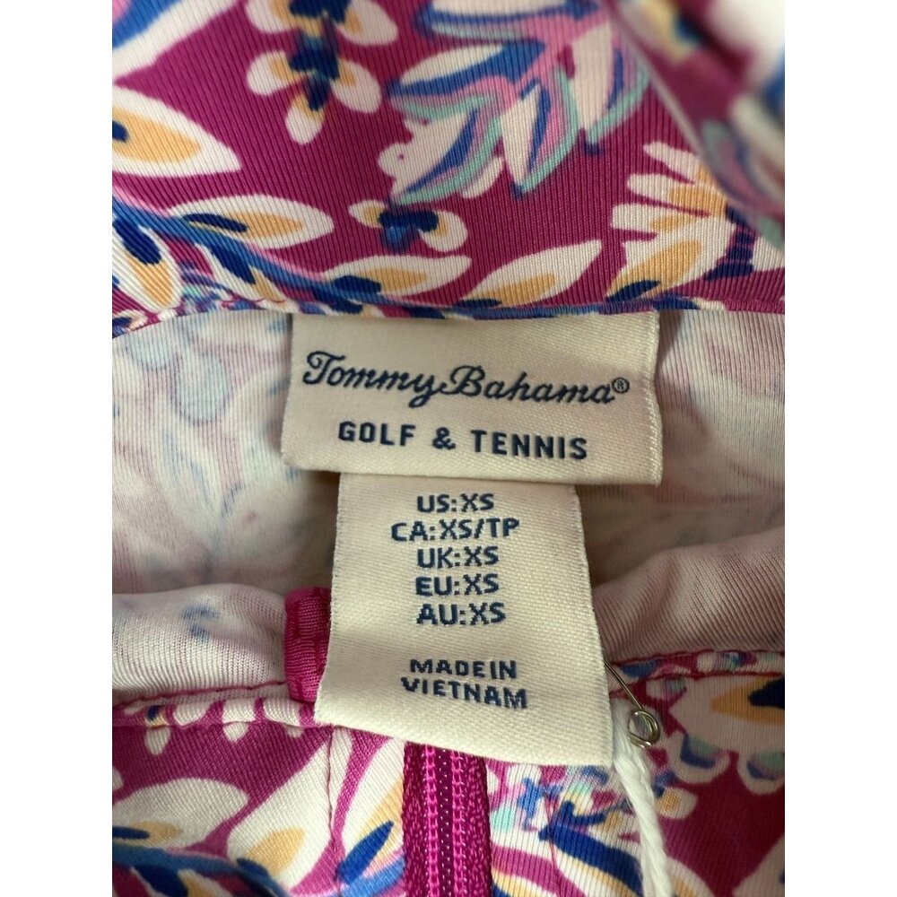 NWT Tommy Bahama Golf Tennis Jacket Womens XS Pickleball Full Zip Tropical Stret - Picture 4 of 7